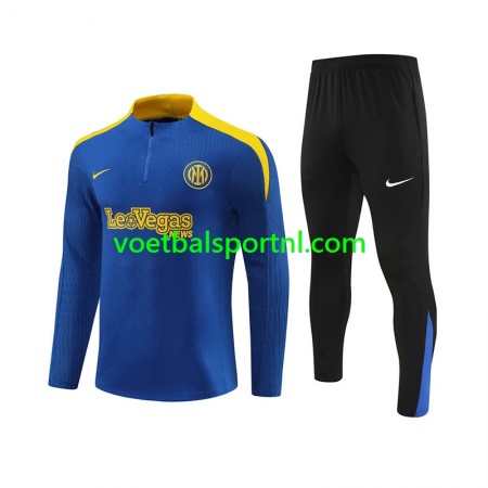 Inter Milan Blauw Trainings Sweatshirt Pak 2024-25